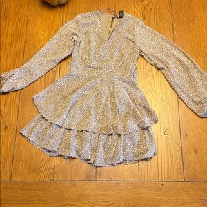 Marshalls Tan Long Sleeve Dress